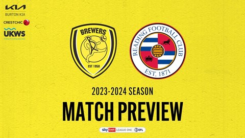 MATCH PREVIEW:  READING